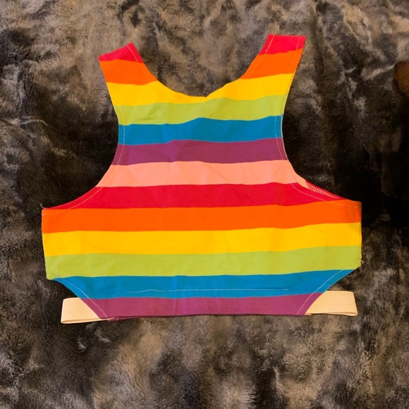 UNIF Iggy rainbow skirt set - Picture 2 of 4